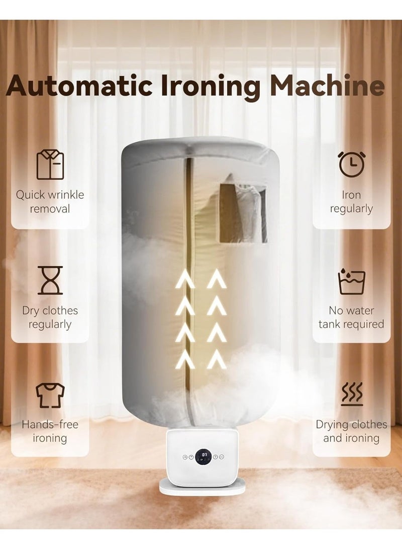 Macon Automatic Shirt Ironer & Dryer Machine (Time & Temperature Adjustable),Travel ,Home - Image 5